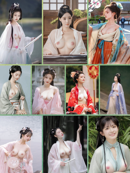 古风古装去衣 高清50张打包下载-秘密图库